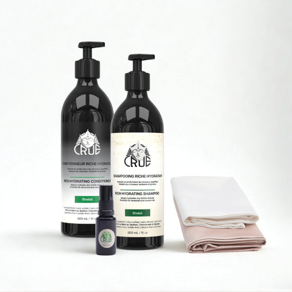La trousse Hydratation Riche Shebä - Crüe Cosmetics