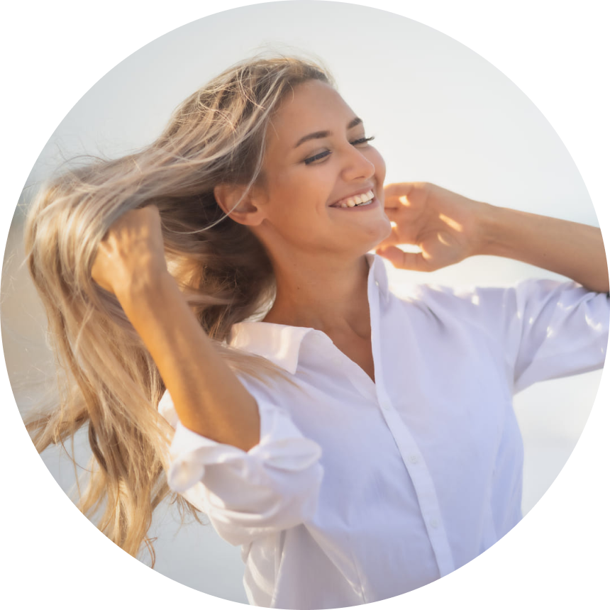 Réception du programme de soins sur mesure Crüe pour rajeunir et revitaliser les cheveux