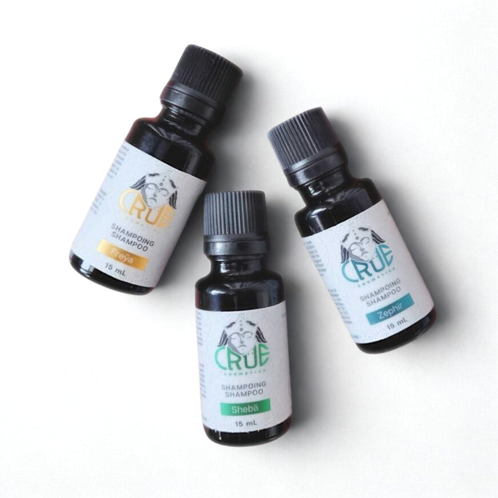 Trio Shampoings Format Voyage - Crüe Cosmetics